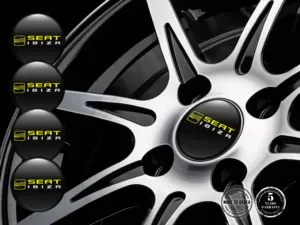 Seat Calcomanía de Aro Estilo Edición de Cúpula Premium